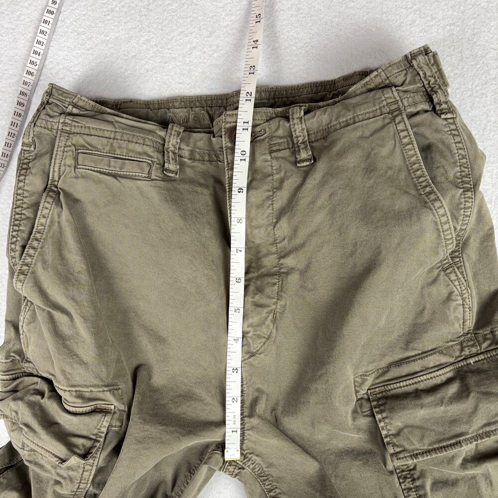 American Eagle Cargo Pants Men's 28x30 Green Utility Gorpcore Outdoor Streetwear - Picture 6 of 9